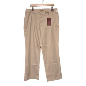 Worn Wear Brand Pants Mens 38x32 Beige Khaki Straight Leg Fit Preppy Workwear